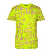 Versace Jeans Couture Grön Logo Couture T-shirt - Herr Green, Herr