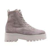 Paul Green Lace-up Boots Gray, Dam