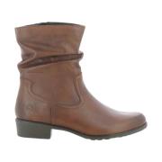 Remonte Cognac Chelsea Boots för kvinnor Brown, Dam