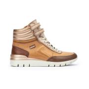 Pikolinos Cantabria High-Top Sneakers Brown, Dam