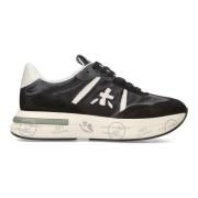 Premiata Svarta Sneakers Black, Dam