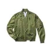 Blauer Bomberjacka Green, Herr