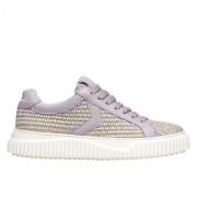 Voile Blanche Marta Lilac Rose Mode Sneakers Beige, Dam