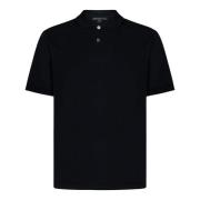 James Perse Svarta T-shirts Polos för män Aw23 Black, Herr