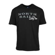 North Sails Herr Bomull T-shirt Kollektion Black, Herr