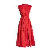 Etro Midi dagklänning Red, Dam