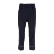 Etro Straight Trousers Blue, Herr