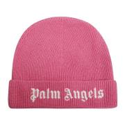 Palm Angels Urban Logo Beanie Mössa Pink, Herr