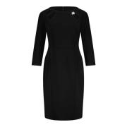 Joseph Ribkoff Elegant Midi Klänning Black, Dam