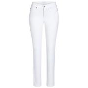 Cambio Superstretch Skinny Denim Jeans White, Dam