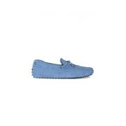 Tod's Suede Loafers Blue, Herr