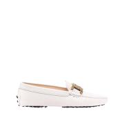 Tod's Kate Gommino Driving Shoes White, Dam