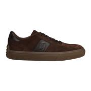 Tod's Suede Gym Sneakers Fw22 Brown, Herr