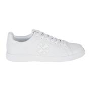 Tory Burch Double T Howell Court Sneakers White, Dam