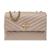 Tory Burch ‘Kira’ vadderad axelväska Gray, Dam