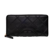 Tory Burch Fleming Plånbok/Korthållare Black, Dam