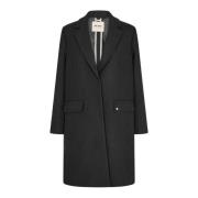 MOS Mosh Klassisk Ull Blazer Kappa Black, Dam