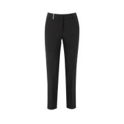 Peserico Slim-fit Trousers Black, Dam