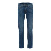 Baldessarini Stiliga Slim-fit Jeans för Damer Blue, Dam