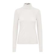 InWear Vit Rök Rollneck LS Top White, Dam