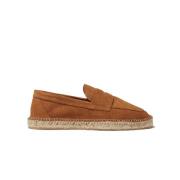 Scarosso Diego Suede Espadrilles Brown, Herr