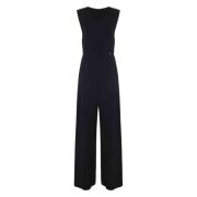 Kocca Elegant Off-Shoulder Palazzo Jumpsuit Black, Dam