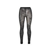 RED Valentino Spetsleggings Black, Dam