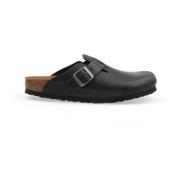 Birkenstock Svarta Boston Sandaler Black, Herr