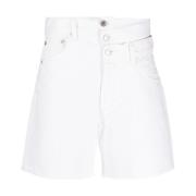 Agolde Denim Shorts White, Dam
