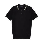 Brooks Brothers Linne- och bomulls-polo Black, Herr