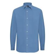 Boggi Milano Regular Fit Bomullsskjorta Blue, Herr