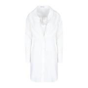 JW Anderson Snygg Vit Skjortklänning White, Dam