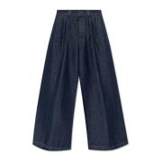 Maison Margiela Jeans med vida ben Blue, Dam