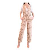 Twinset Overall Beige, Dam