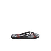 Philipp Plein Flip Flops Black, Herr