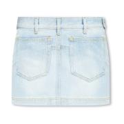 The Attico Abra denim skirt Blue, Dam