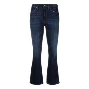 Dondup Stiliga Boot-Cut Jeans för Kvinnor Blue, Dam