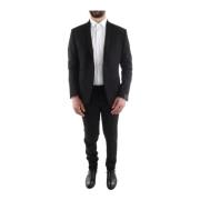 Alessandro Dell'Acqua Single Breasted Suits Black, Herr