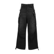 Darkpark Wide Trousers Black, Dam