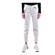 Twinset Löst sittande jeans White, Dam