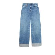R13 Loose-fit Jeans Blue, Dam
