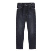 Dondup Stiliga Cropped Jeans för Kvinnor Black, Dam