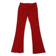 Ralph Lauren Pre-owned Pre-owned Bomull jeans Red, Dam