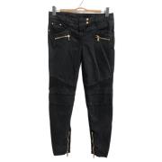 Balmain Pre-owned Pre-owned Bomull jeans Black, Dam