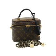 Louis Vuitton Vintage Pre-owned Canvas handvskor Black, Dam