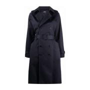 A.p.c. Trench Coats Blue, Dam