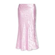 The Attico Satin kjol Pink, Dam