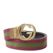 Gucci Vintage Pre-owned Nylon skrp Red, Dam