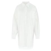 Maison Margiela Skjortklänning - Klassisk Modell White, Dam