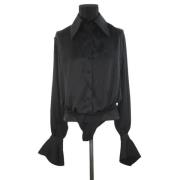 Mugler Pre-owned Pre-owned Polyester toppar Black, Dam